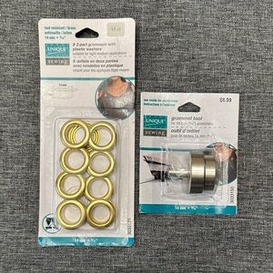 Unique Sewing Brass Grommets and Tool Set